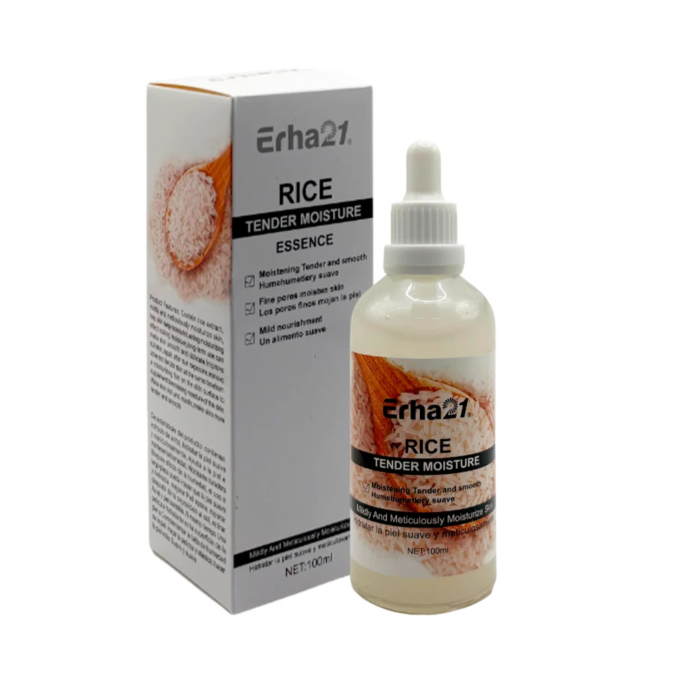 1pza Suero facial con esencia de arroz, 100ml / rice tender moisture …