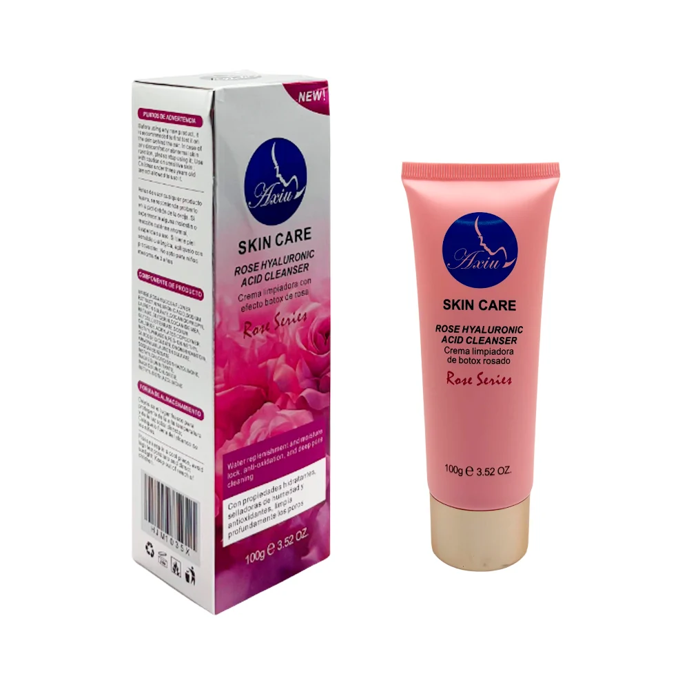 Crema exfoliante de 100g con extracto de rosas para la limpieza de la…