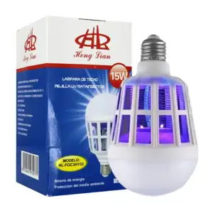 Foco lámpara mata mosquitos 90-140v, 15w / foc3h11d