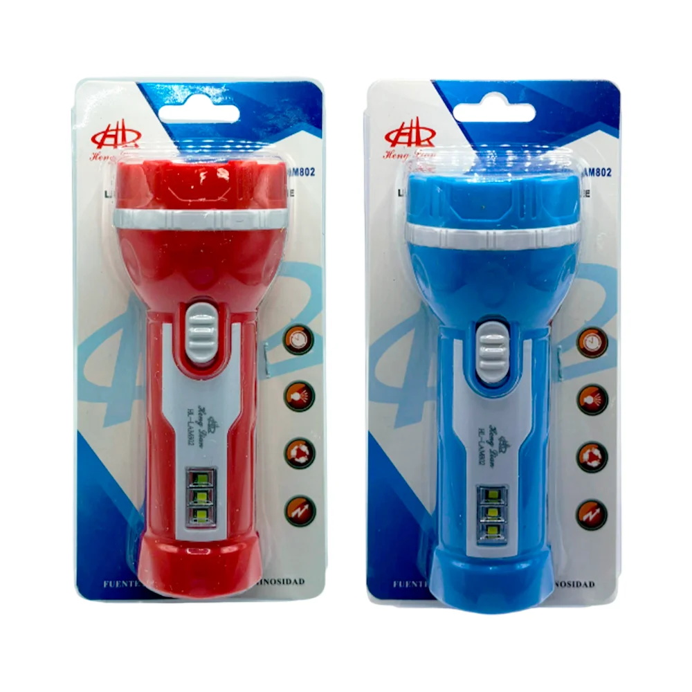 Lámpara linterna recargable hl con 2 modos de iluminación, varios col…