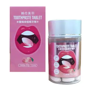 Pasta dental sólida, variedad de sabores 20g / toothpaste tablet / hl…