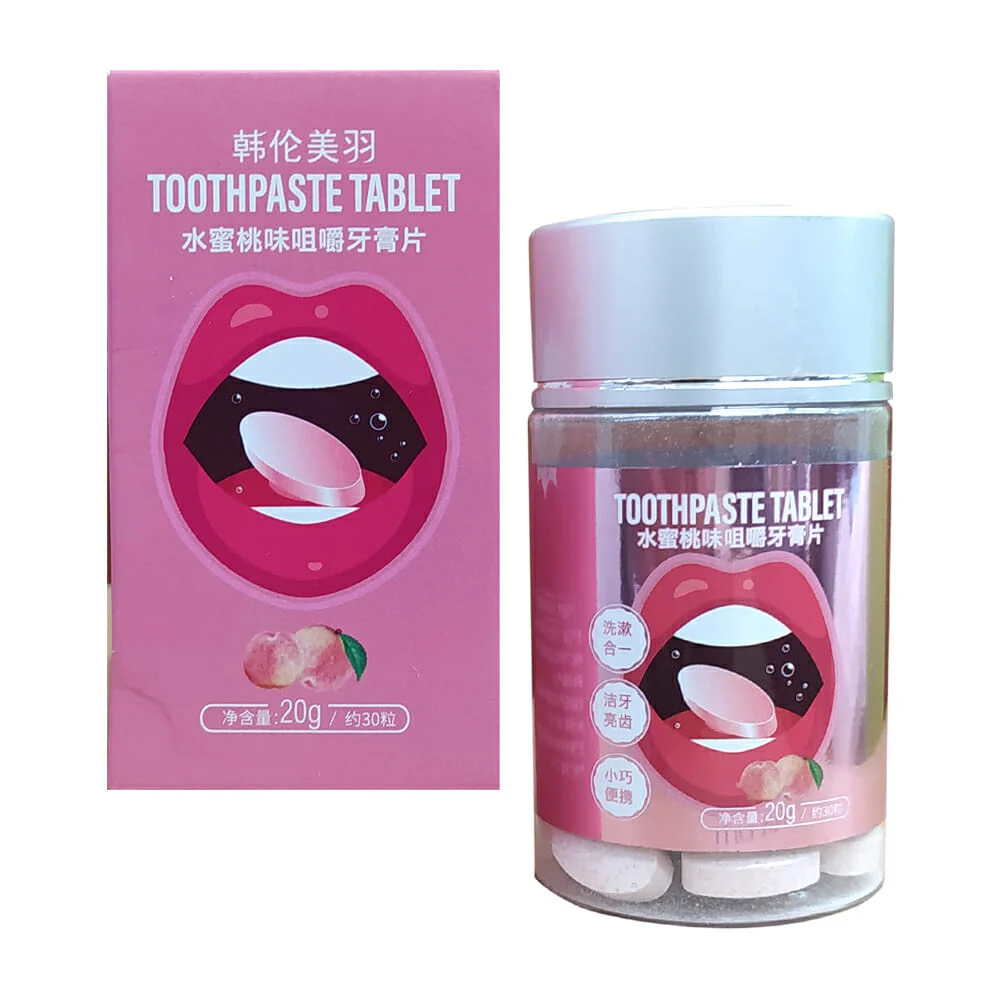 Pasta dental sólida, variedad de sabores 20g / toothpaste tablet / hl…