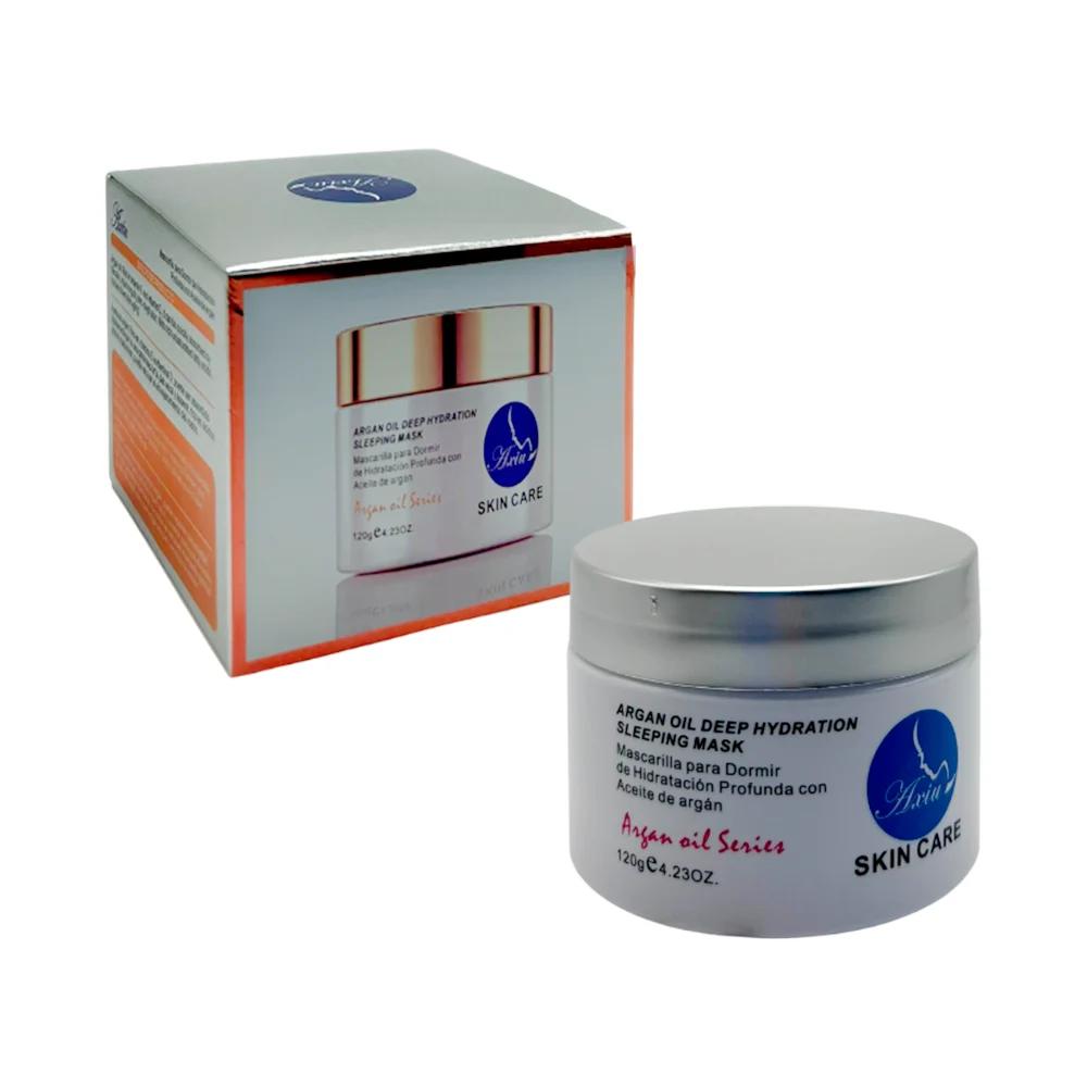 Mascarilla facial hidratante para dormir, con extracto de aceite de a…