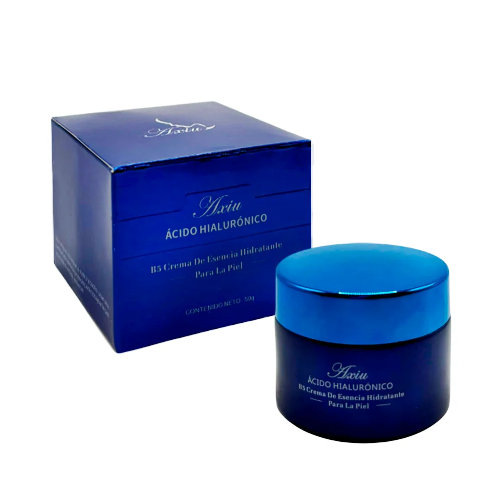 Crema chica de ácido hialurónico para el cuidado de la piel, usos var…