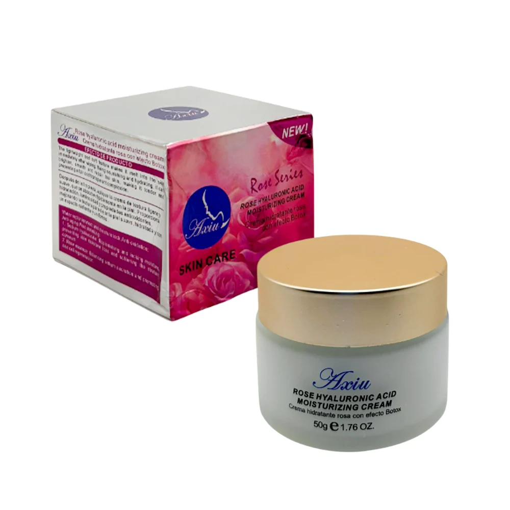 Crema pequeña hidratante con extracto de rosas y ácido hialurónico / …