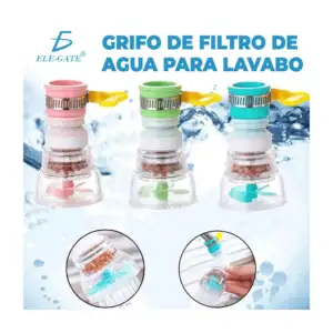 Filtro flexible universal para grifo de agua, variedad de colores / h…