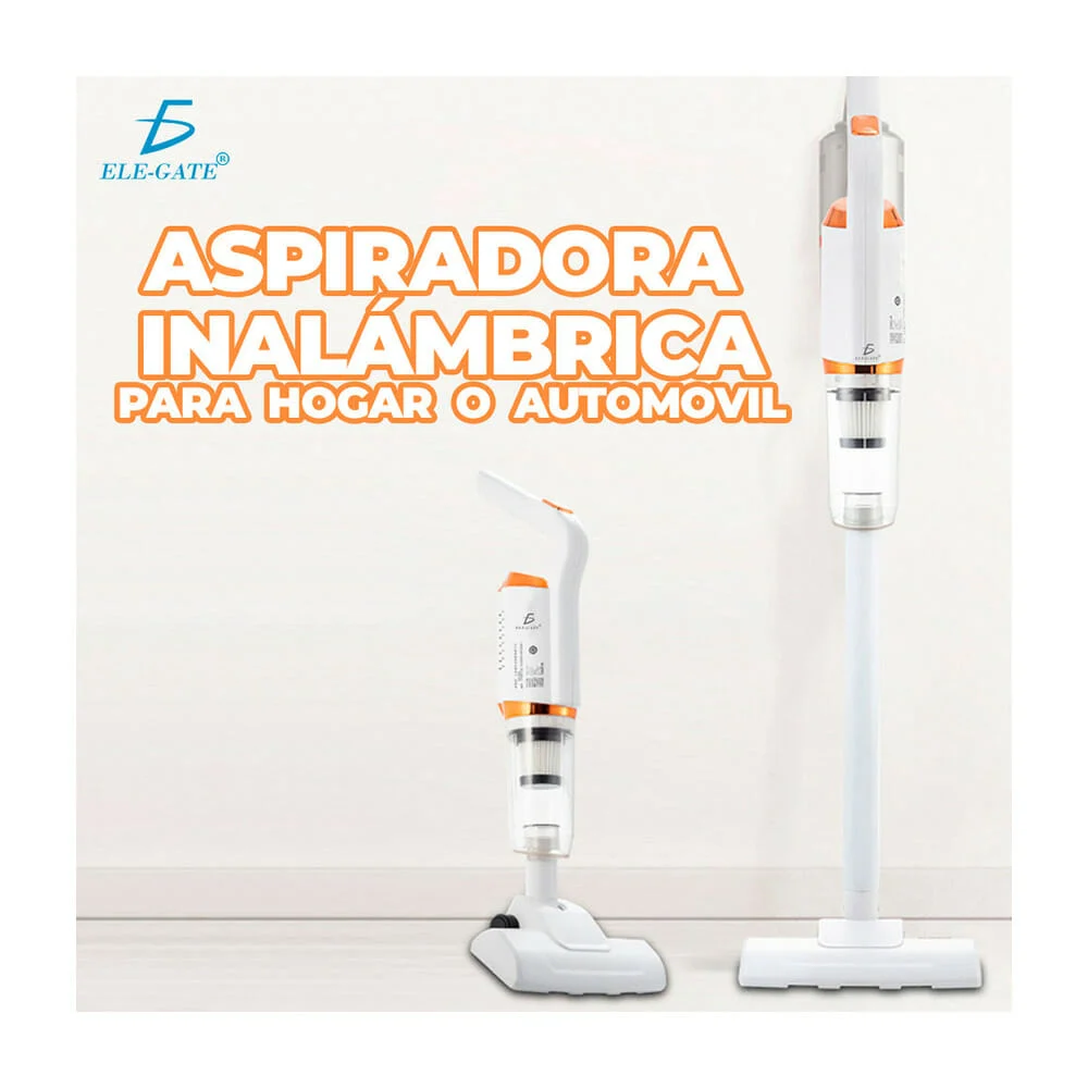 Aspiradora eléctrica inalámbrica ele-gate estilo vertical ajustable 2…