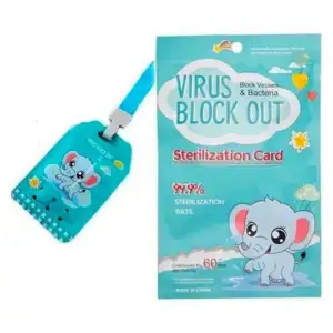 1pza Tarjeta sanitizante para niño hog.31.kid