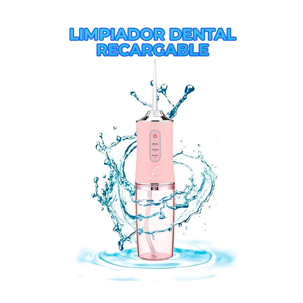 Limpiador bucal recargable con 4 cabezales intercambiables 220ml, var…