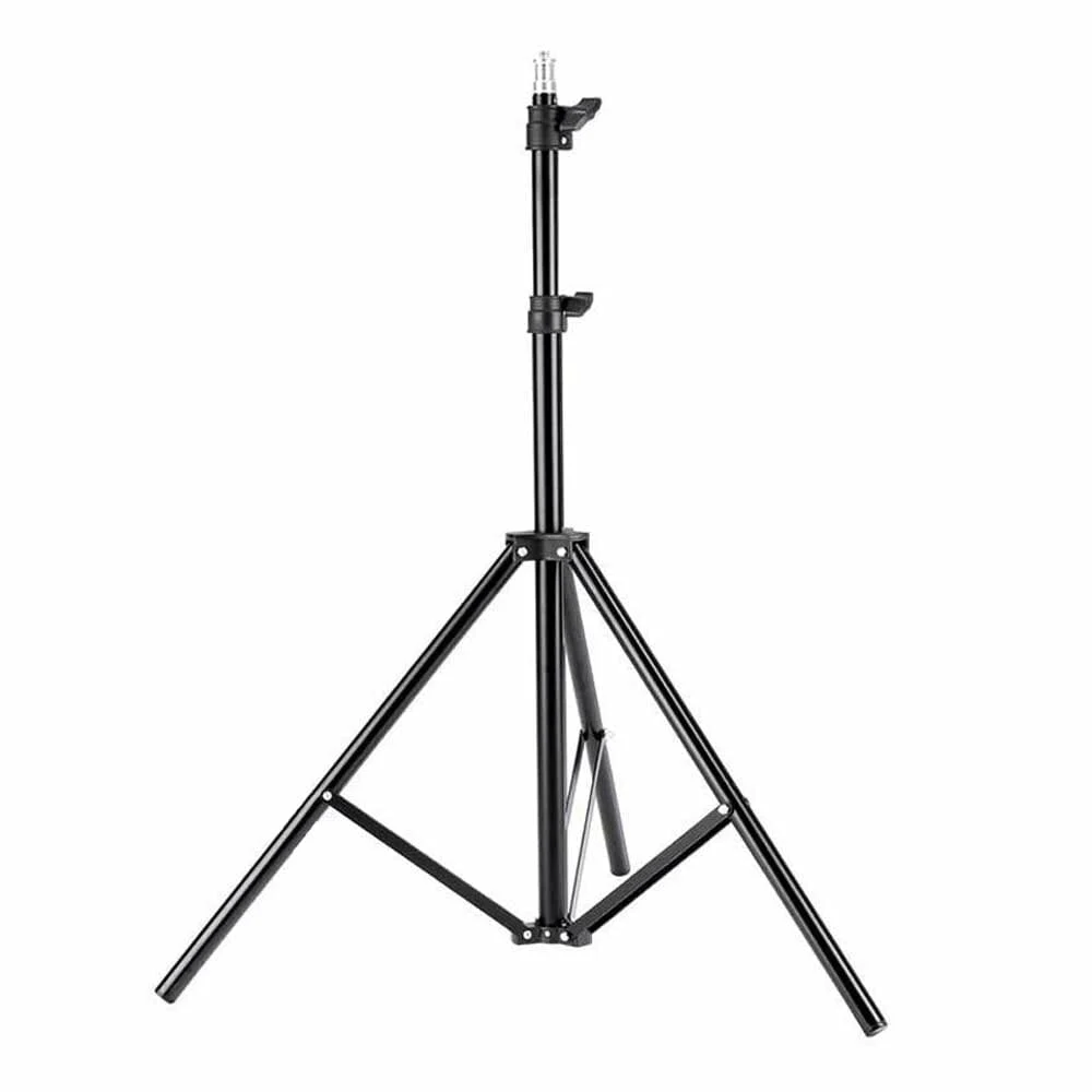 Trípode metálico plegable de 160 cm de altura para aro led, grabación…
