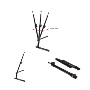 Soporte universal para celular con base metálica ajustable + aro de l…