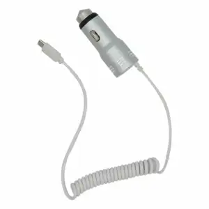 Cargador de coche metal 2.4a caja azul hs-052