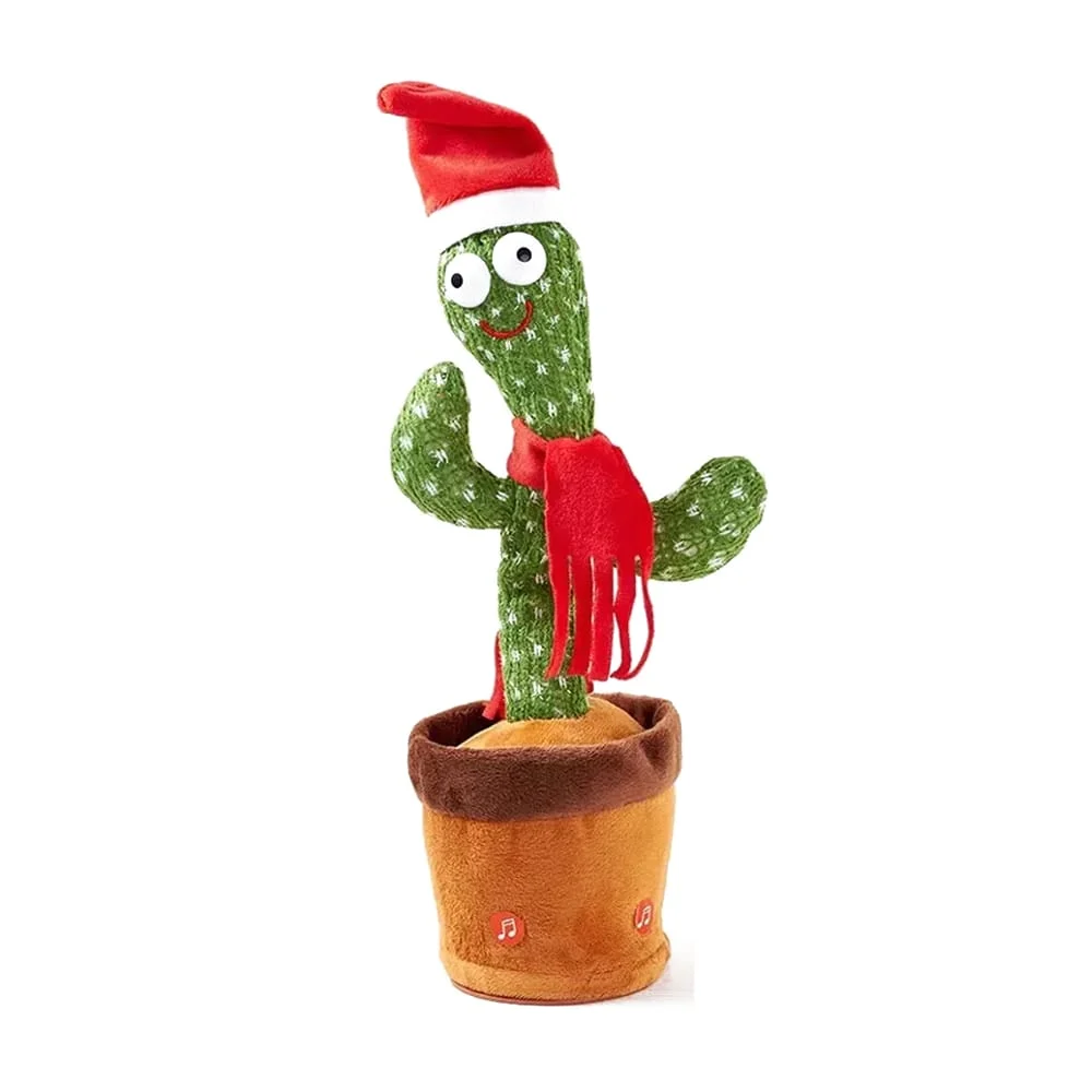 Cactus bailarín con sonido, luz y vestimenta navideña, variedad de diseños / zqf-897 / toy459 / SG-823 / lu2135