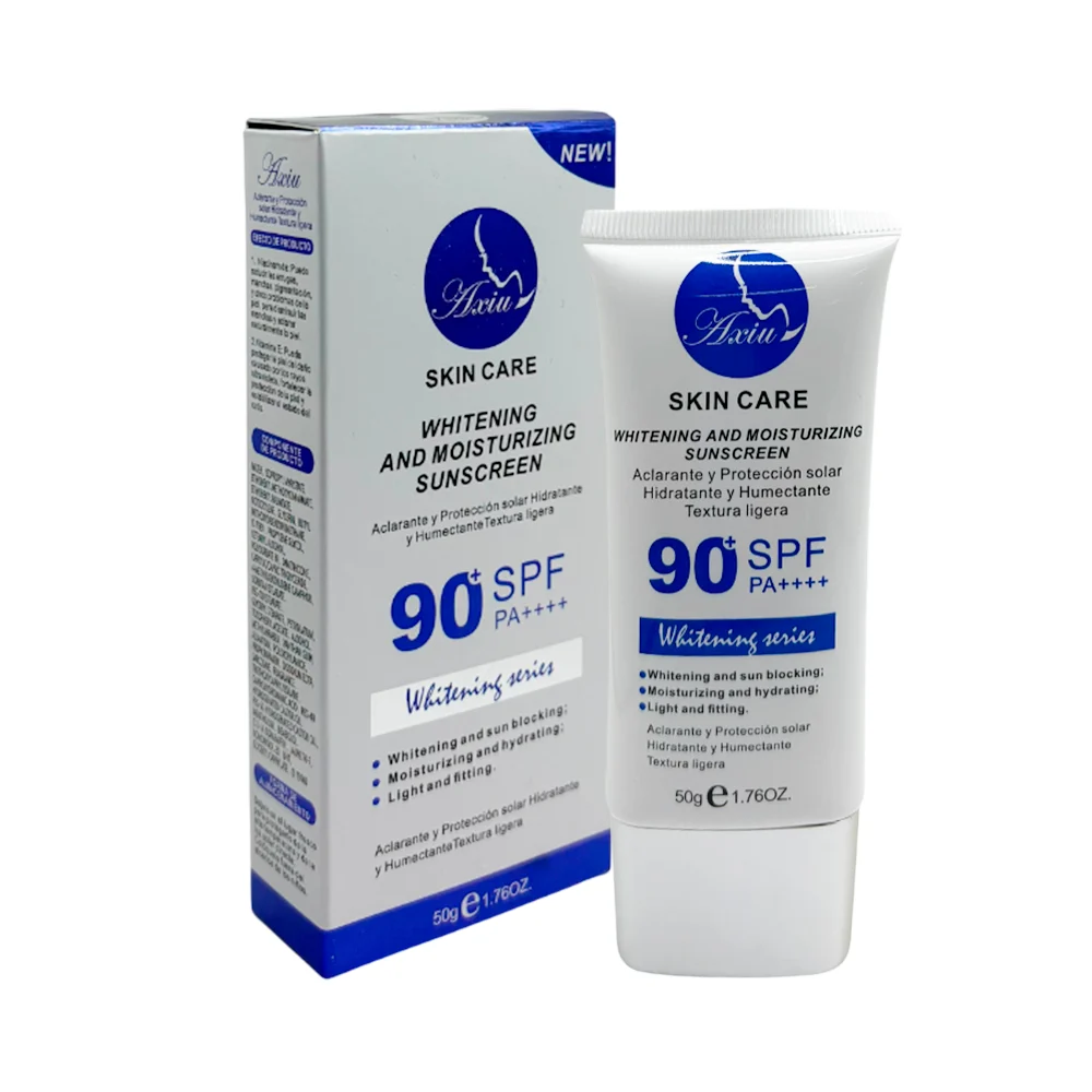 Protector solar axiu fps90+ y pa++++, hidratante y aclarante, 50g / h…