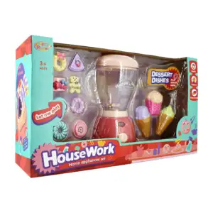 Licuadora de juguete con luz, sonido y accesorios / house work / ht88…