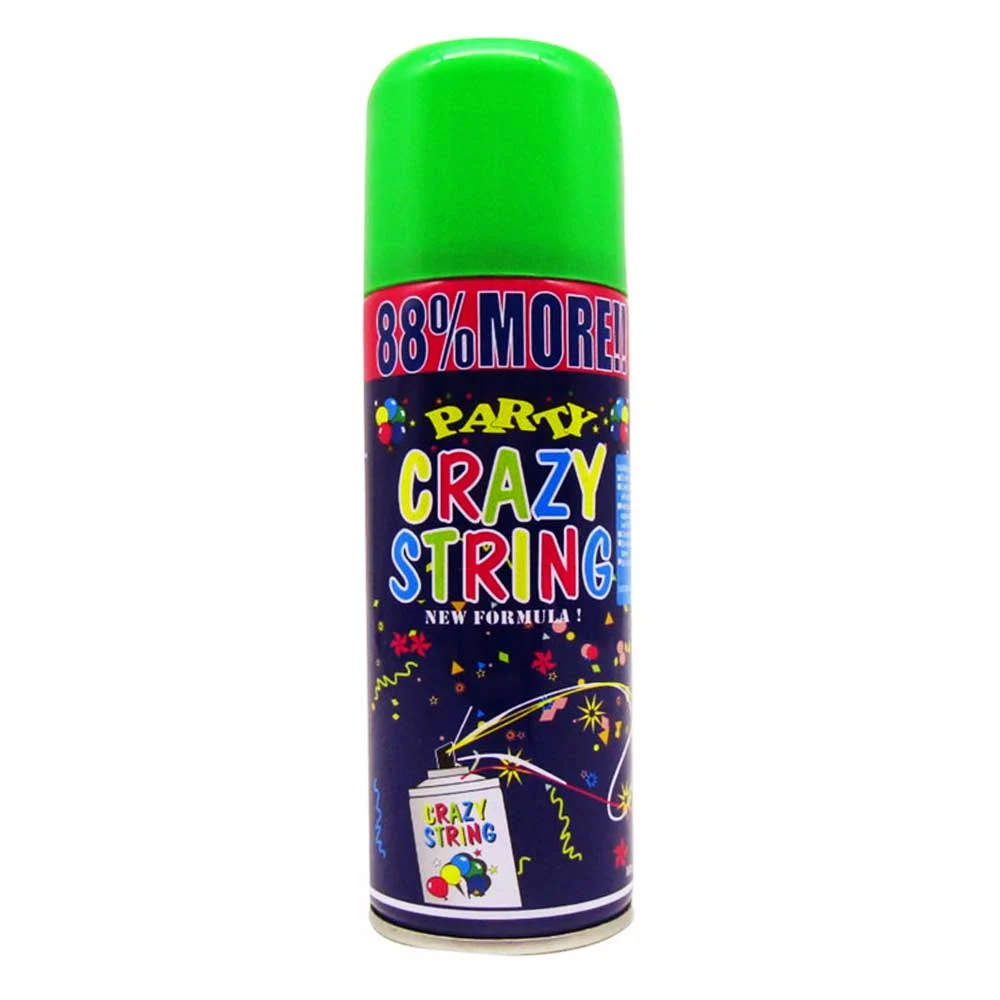 1pza Lata de serpentina de colores para fiesta con 250ml / crazy stri…