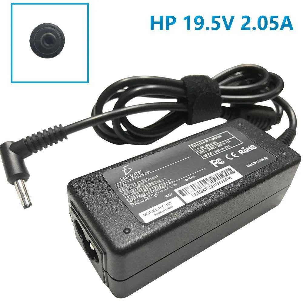 Cargador de punta delgada para laptop, compatible con Hp mini 40w / h…