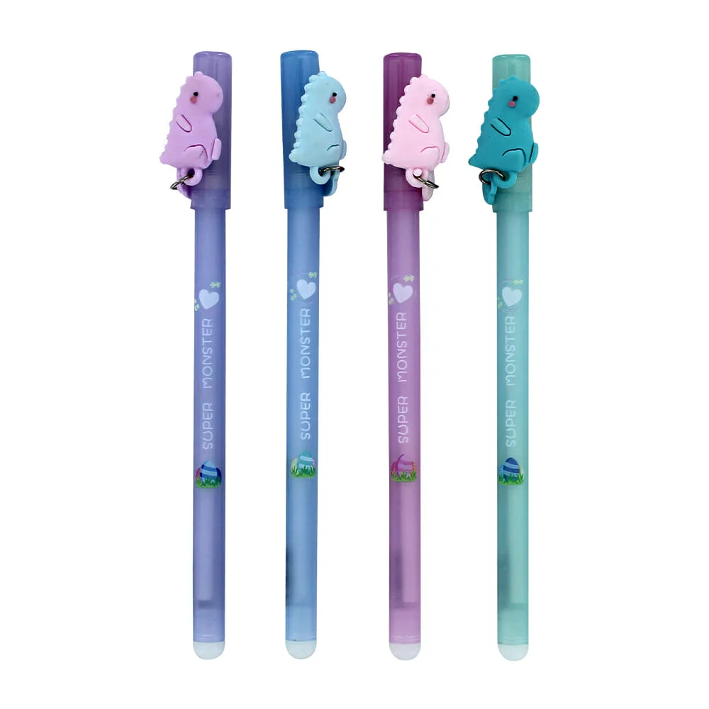 1pza Pluma super monster con tapa de dinosaurio y punta 0.5mm / hz-3-1