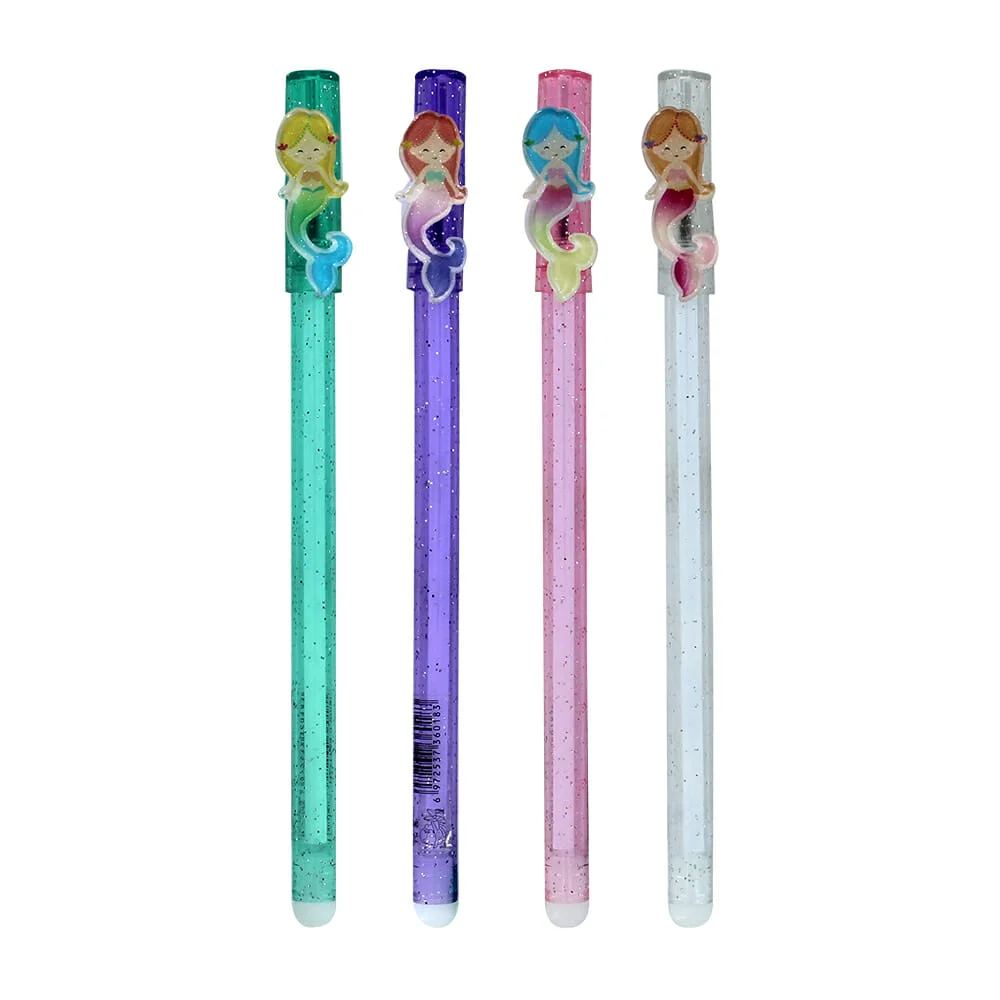 1pza Pluma hanzhen con tapa de sirena y punta 0.5mm / hz-13-1