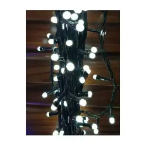 Serie de cable negro con 50 luces led navideñas 4 metros, variedad de…