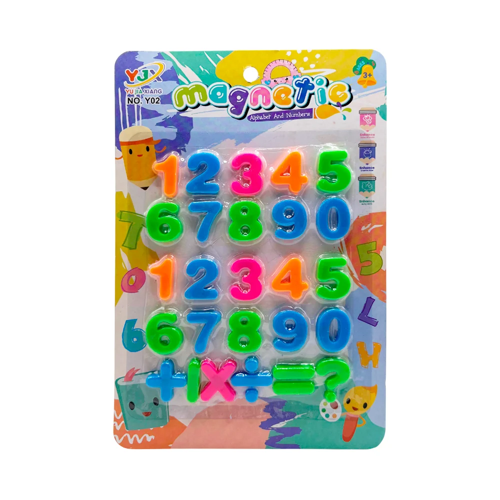 Juguete didáctico con números magnéticos y signos matemáticos / y02