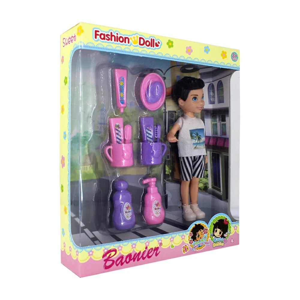 Muñeco baonier + accesorios de juguete, 13 pzas / jj8753-4
