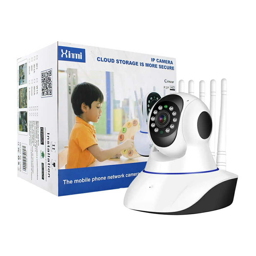 Cámara wifi xinmi con 5 antenas receptoras de señal y resolución hd 7…