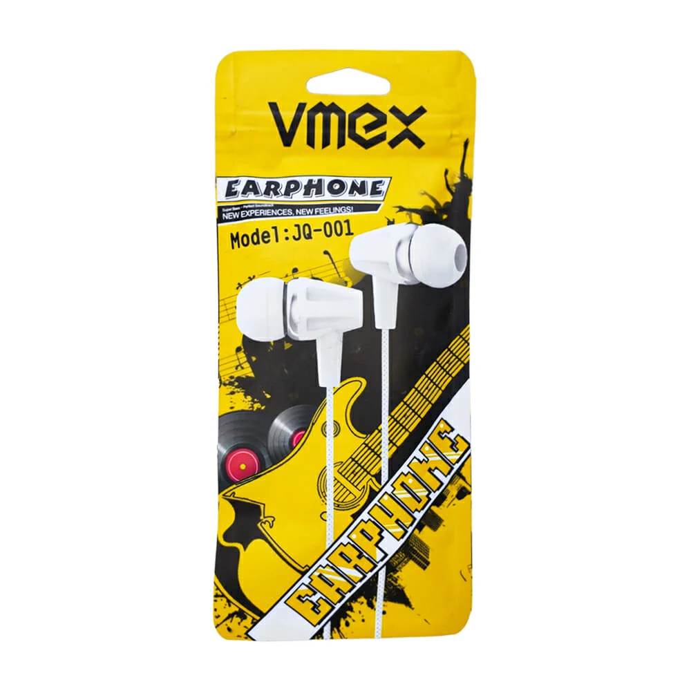 Audífonos alámbricos vmex tipo earphone con cable de 1.2 metros y ent…