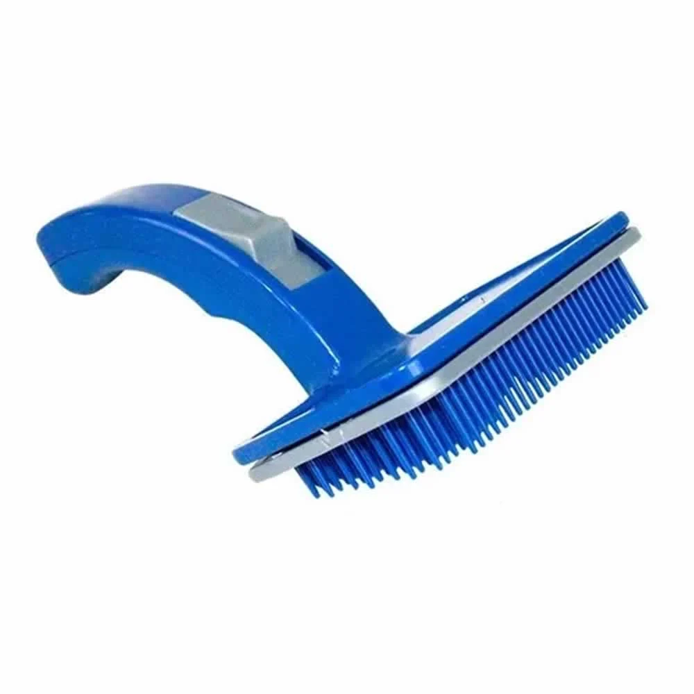 Cepillo removedor de pelo para perro color azul jr1115