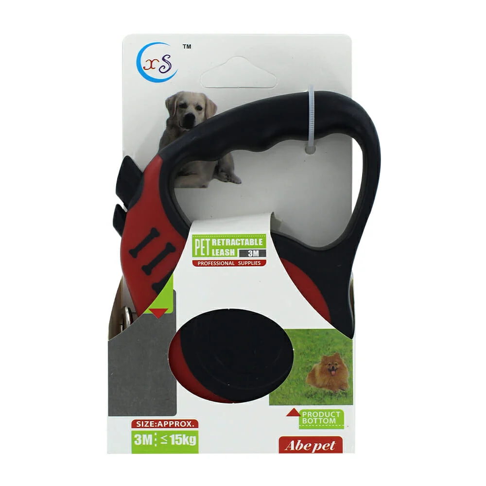 Correa retráctil de 3 metros para mascota, variedad de colores / xs-1…