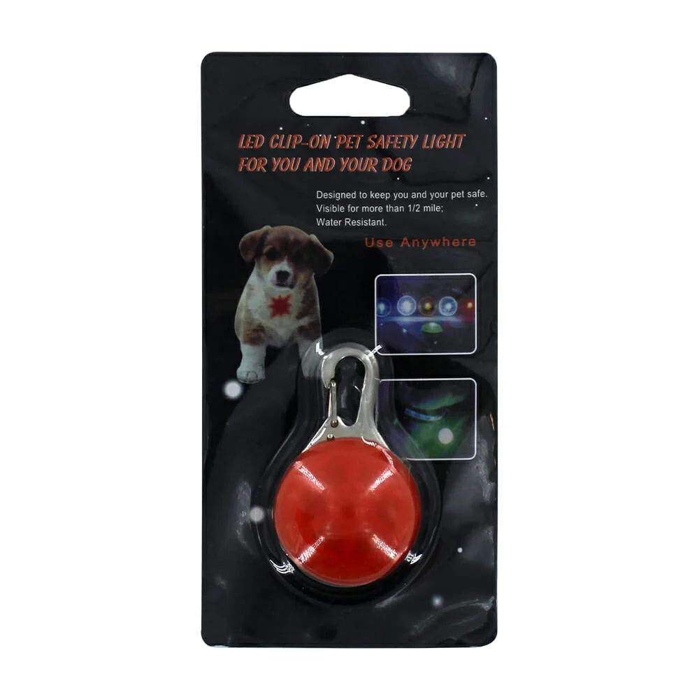 Led de emergencia para mascota, con clip para correa / jr1592