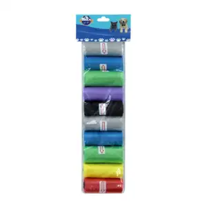 Blíster con 10 bolsas peqeñas para recoger excremento, variedad de co…
