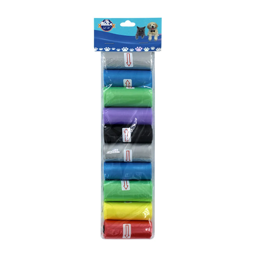 Blíster con 10 bolsas peqeñas para recoger excremento, variedad de co…