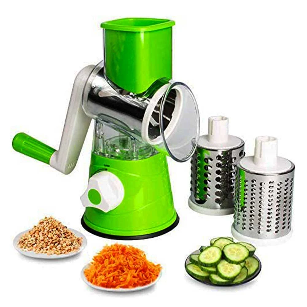 Rallador cortador manual de frutas y verduras con navajas intercambia…
