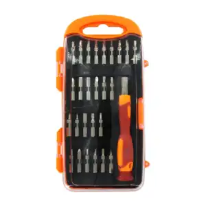 Estuche con desarmador multiusos y 27 puntas intercambiables / hl-ju9…