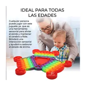 Juguete pop it triple mickey con dados jug.20.mic