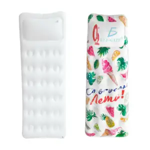 Camastro inflable con textura suave y estampado temático de playa 180…
