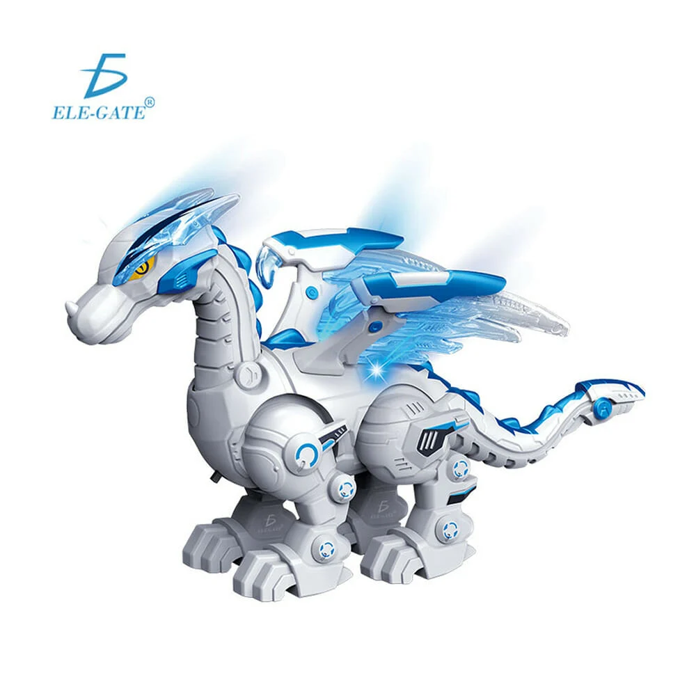 Dinosaurio de juguete con luz, sonido y contenedor para agua, varieda…