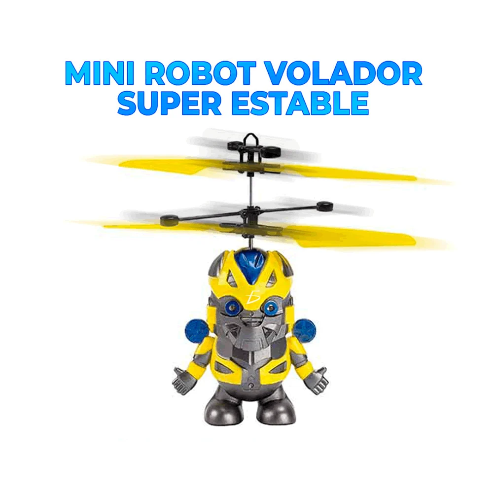 Mini drone robot espacial con sensor de inducción infrarrojo / JUG.FX…