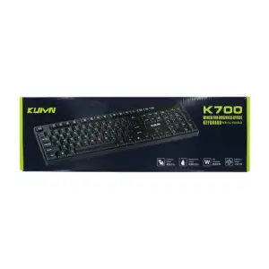 Teclado alámbrico rectangular con diseño ergonómico / kuiyn / k700