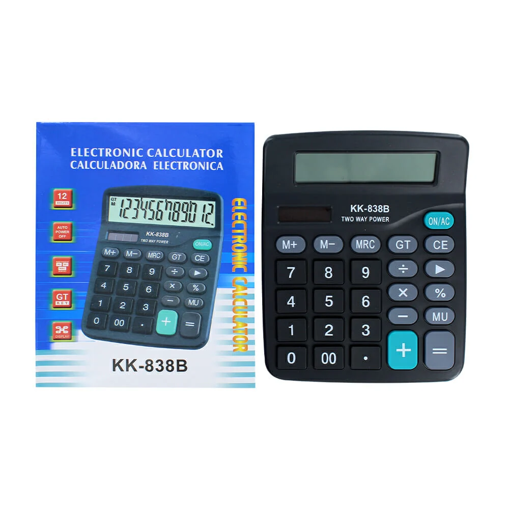 Calculadora electrónica con pantalla 12 dígitos / 11328