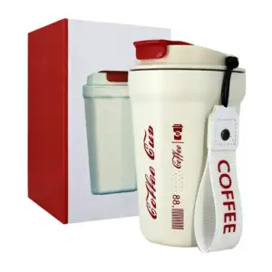 Vaso termo coffe cup de acero inoxidable con capacidad de 400-420ml, …