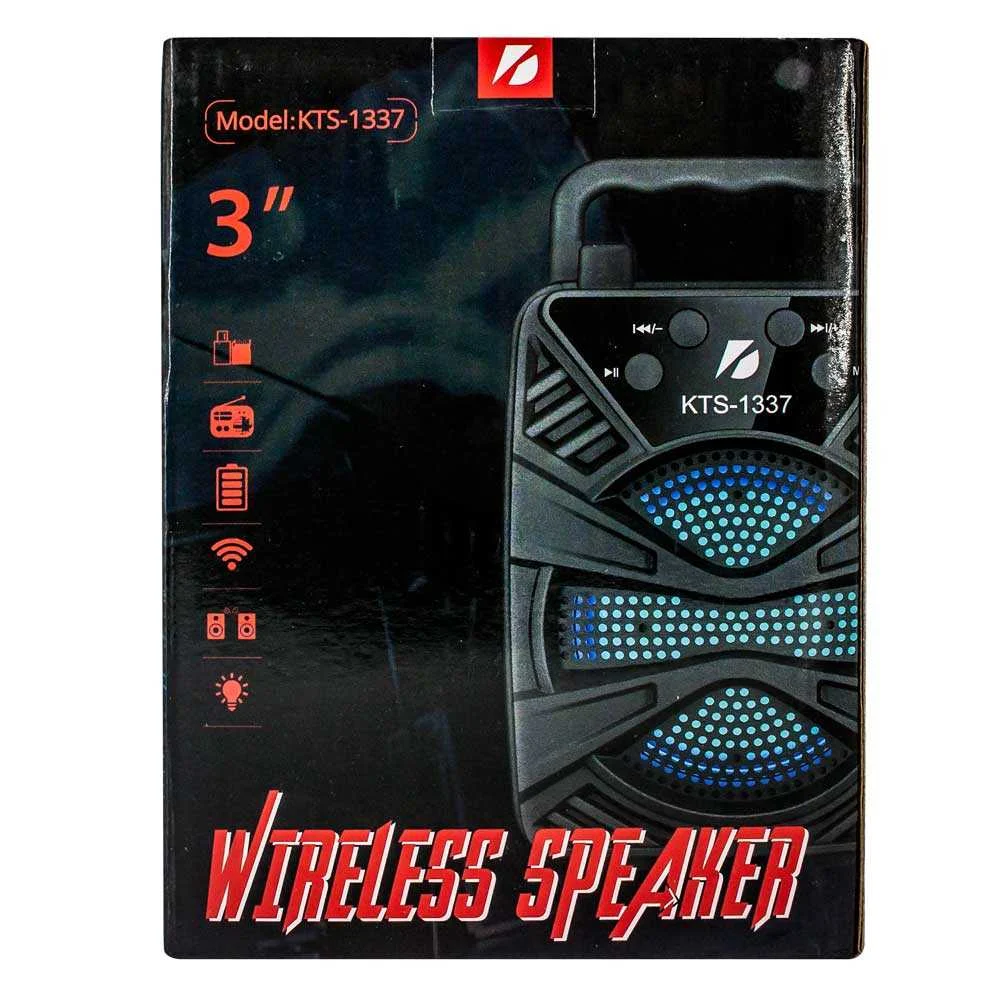 Bocina bluetooth de 3´ kts-1337