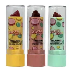 1pza Labial tailaimei en tono mate 3.6g, matte lipstick, variedad de …