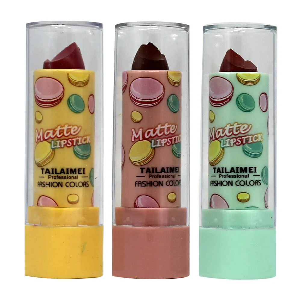 1pza Labial tailaimei en tono mate 3.6g, matte lipstick, variedad de …