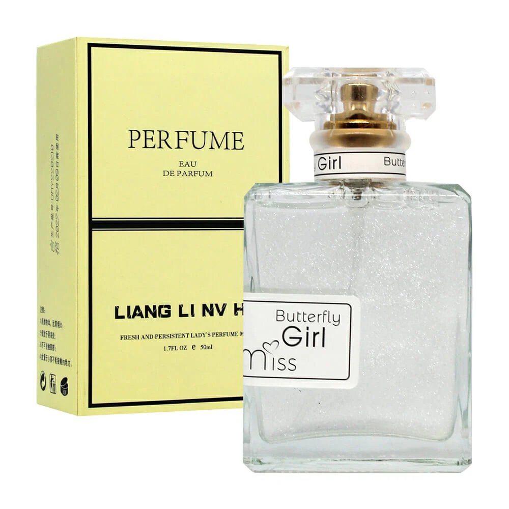 Perfume con brillos 50ml / liang li nv hai / omy-x011