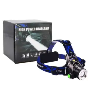 Lámpara recargable tipo minero, con ángulo de luz ajustable / hl-lam6…