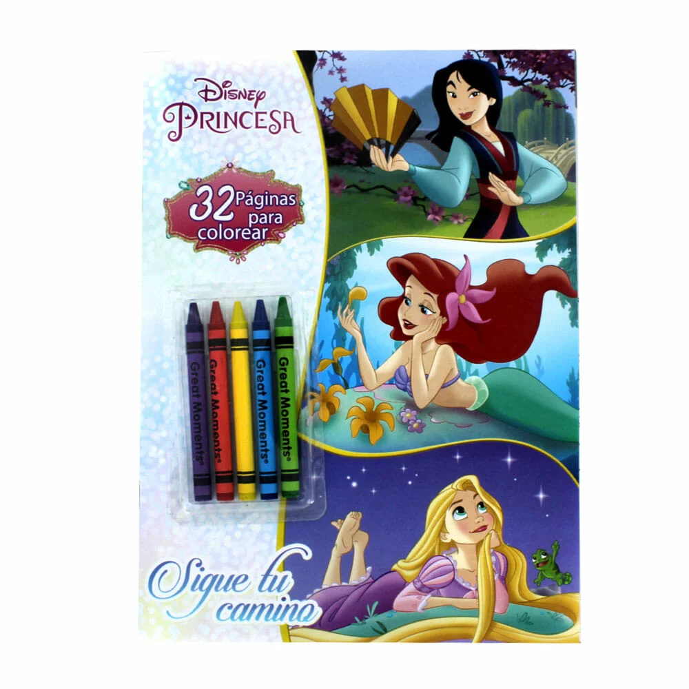 Cuaderno libro con 32 páginas hojas y crayolas para colorear, varieda…