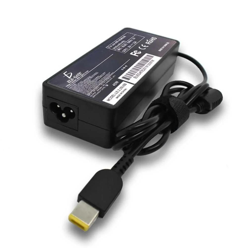 Cargador de punta cuadrada tipo usb para laptop, compatible con Lenov…