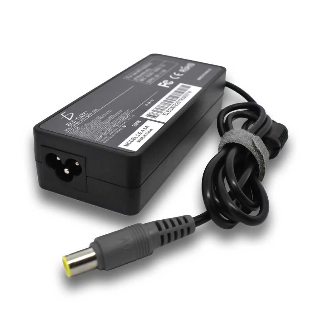 Cargador de punta amarilla para laptop, compatible con Lenovo thinkpa…